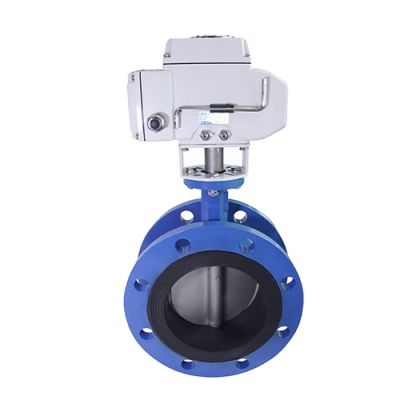 Van bướm điện gang nối bích HK60D-F