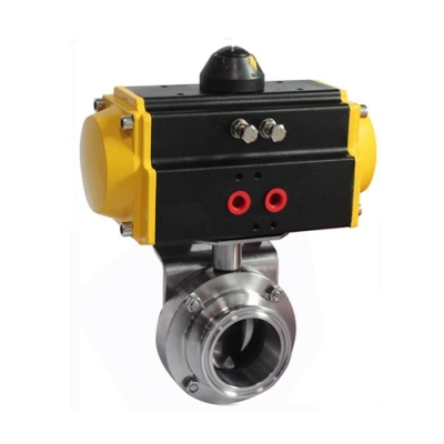 Van bướm khí nén vi sinh Tri Clamp HK59-D-W Series
