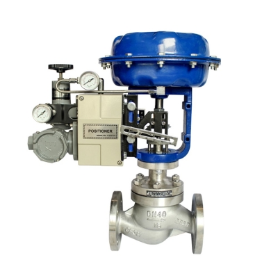 Van Cầu Điều Khiển Khí Nén Một Cửa (Single Seat Pneumatic Globe Control Valve)
