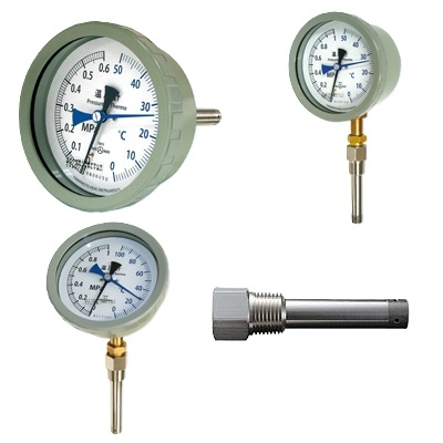 Đồng Hồ Yamamoto T&P Star Gauge (Nhiệt độ & Áp suất)
